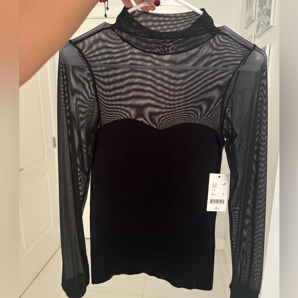 Brand new black blouse formal.